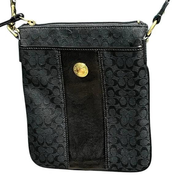 Y2K Coach Signature Crossbody Black (2007) - Picture 4 of 15